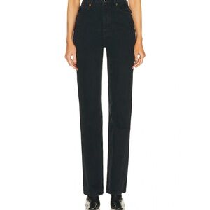 KHAITE Danielle Slim Straight Straight Leg Jeans - size 23, color Prescott